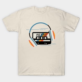 Retro Cassette Tape (Retro) T-Shirt